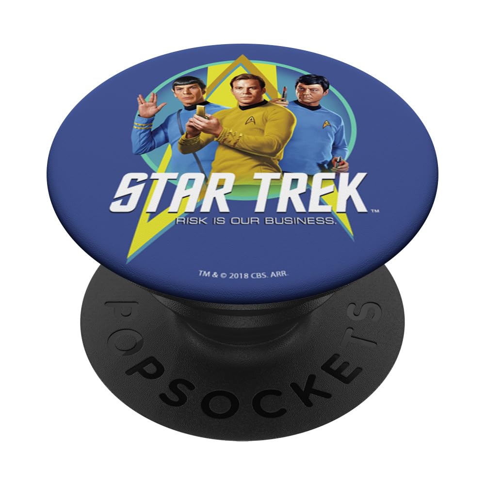 Star Trek Risk Is Our Business Group Portrait PopSockets Standard PopGrip