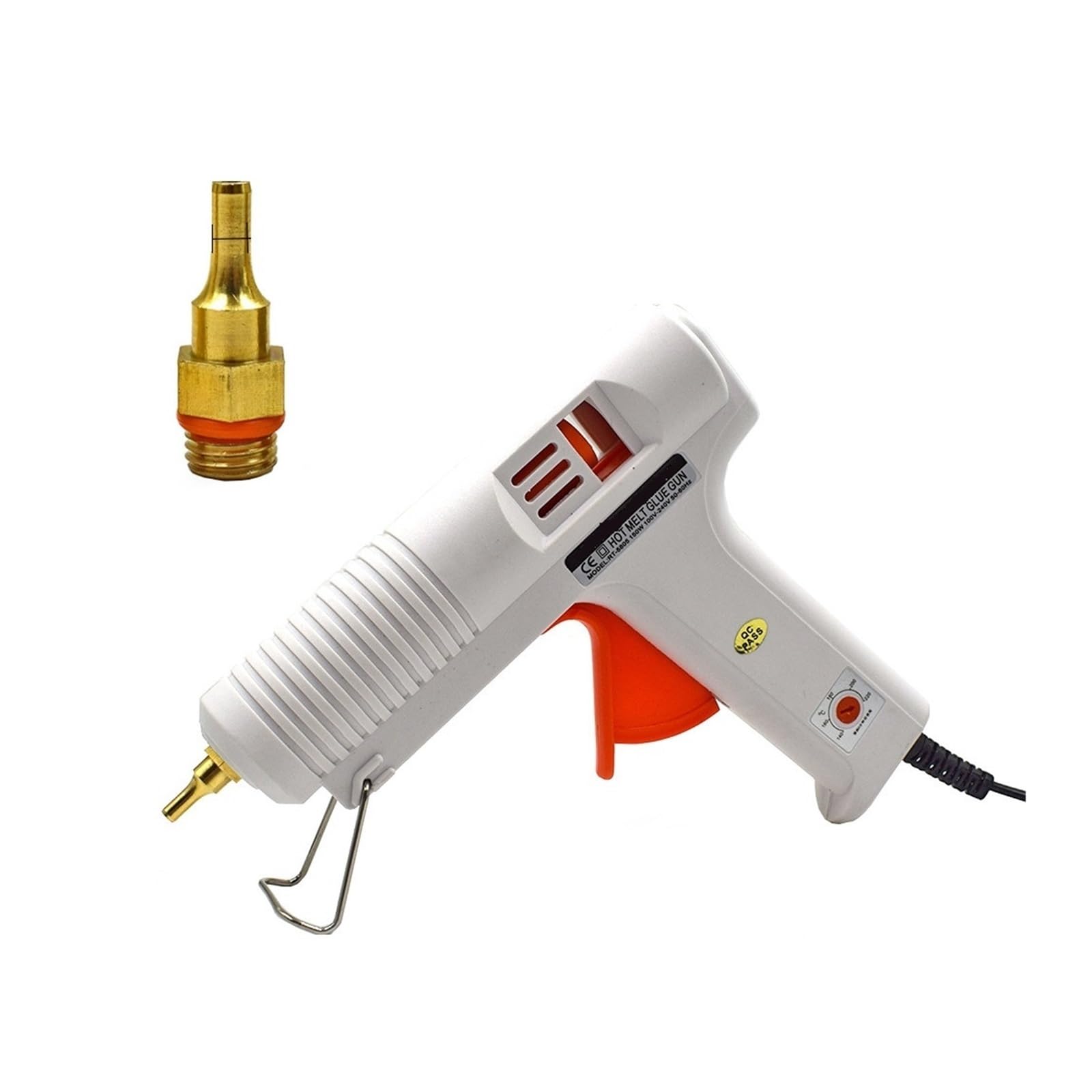 150W Pistolet Do Klejenia Na Gorąco Inteligentna Regulacja Temperatury Miedziana Dysza Grzałka Średnica Kufy 11mm Craft Repair Tool(2)