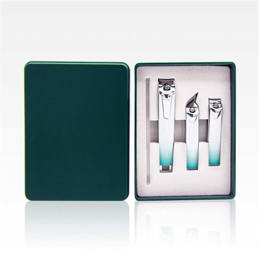 Nail Clippers Manicure Tools Gradient Color Slant Nail Clippers Nail Groove Business Nail Clipper Set D