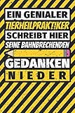 Notizbuch liniert: Tierheilpraktiker Geschenke lustig Abschluss Geschenkidee Beruf