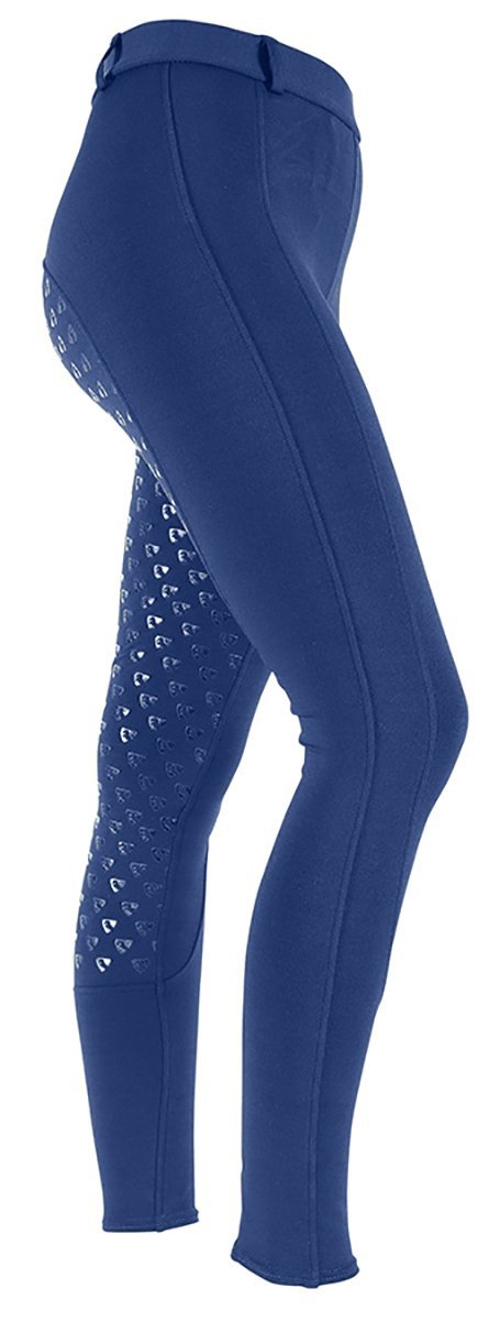 Shires Aubrion Albany Ladies Riding Tights Navy - Extra Extra Small