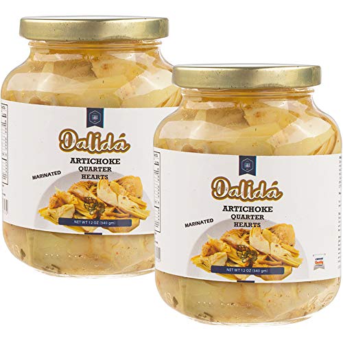 Dalida - Marinated Artichoke Quarter Hearts (Pack of 2), 12oz x 2