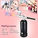 AGPTEK Rerchargeable Airbrush Kit Bundle with Spary Booth Kit, for Painting, Crafts, Nails, Art Cakes, T-Shirts and Hobby, Black