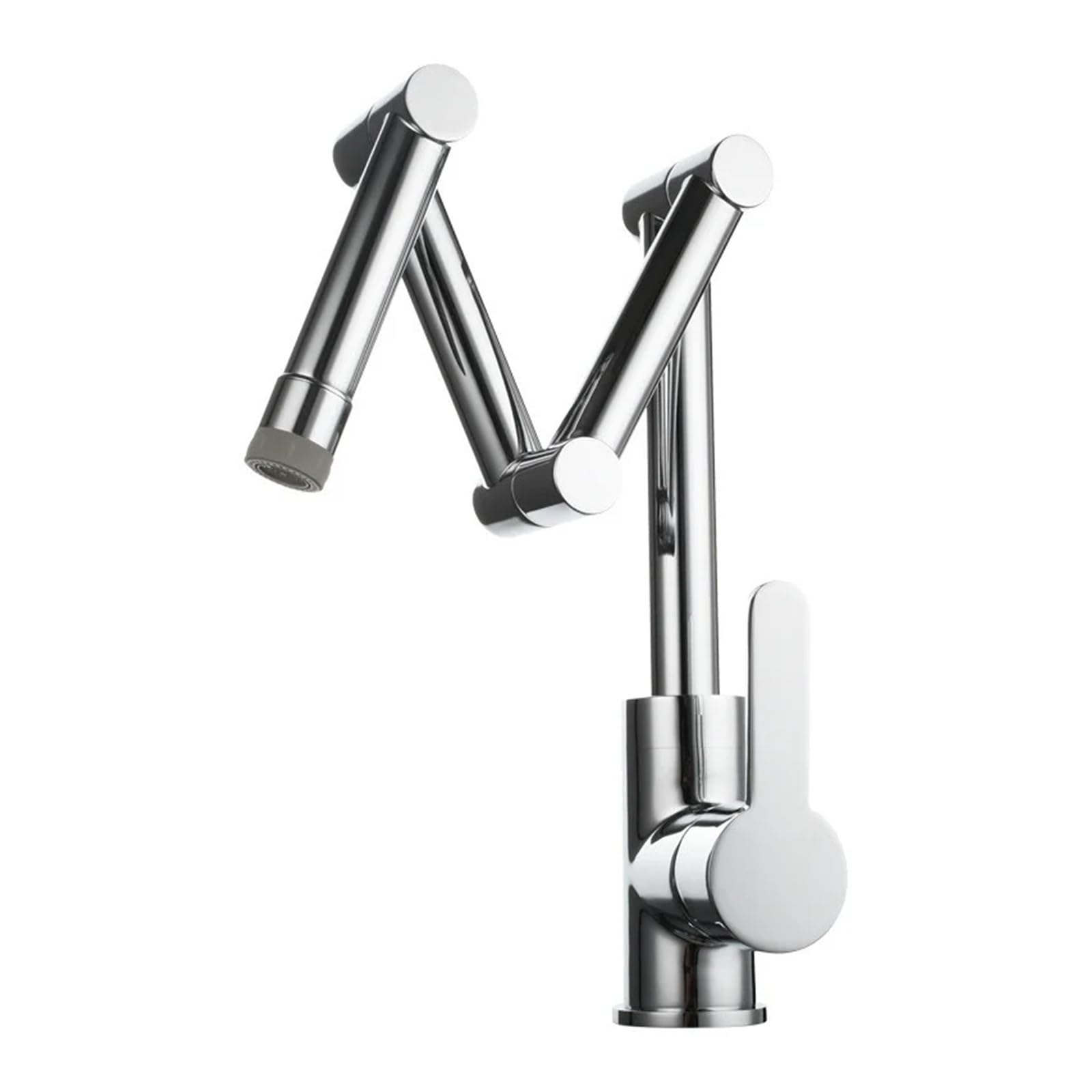 ZQFHSX Pot Filler Faucet with 360 Degrees Rotating Brushed Kitchen Sink Faucets Hot &Cold Folded Mixer Tap DIY Renovation