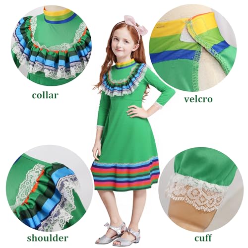 Vestido Mexicano Tradicional para Niñas miniatura 3