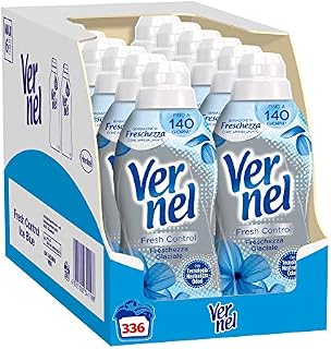 Vernel Fresh Control zmiękczacz tkanin pralka z neutralizującymi zapachami, świeżość lodu, 336 prań - 750 ml