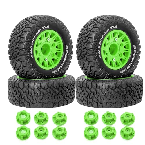 Roues RC 113 mm pour rouler en Slash 2WD 4x4 et Axial Losi sur terre