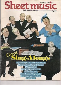 Paperback Sheet Music Magazine November 1988 (Great Sing-A-Longs, 12) Book