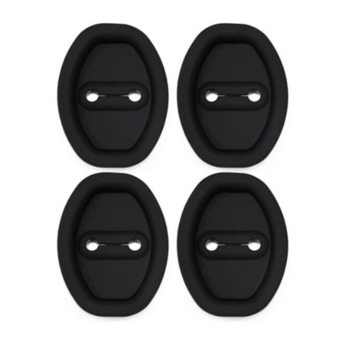 ONEMAJI 4 Pcs Car Door Lock Protective Covers for MG TF 135 TF 120 TF 115 TF 160, Silicone Latch Lock Trim Cover Guard Latch Cap Sticker Decoration Accessories