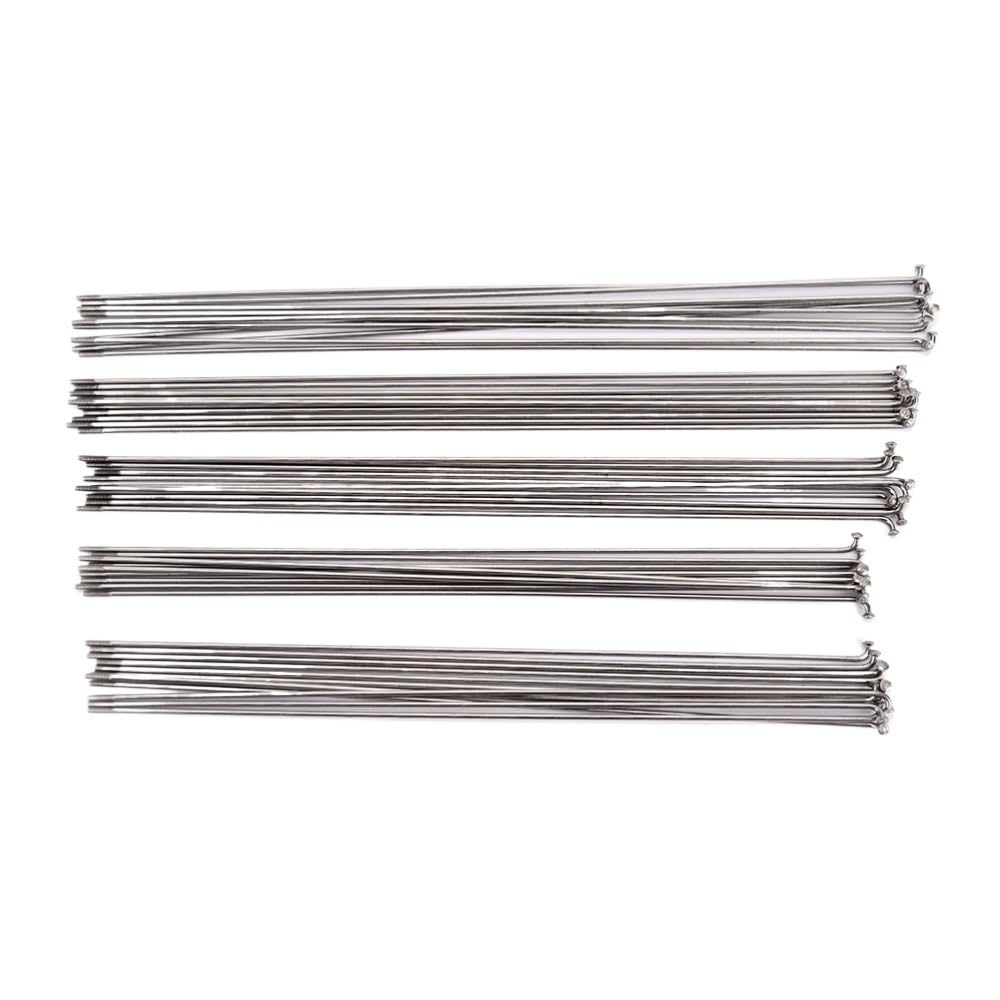 JIASHUNHE Cycling Spokes 15Pcs/Pack 253~290mm Bike 14G Spokes + Bicycle(268mm)