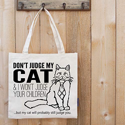 Don't Judge My Cat Tote Bag By Pet Studio Art #TOP1