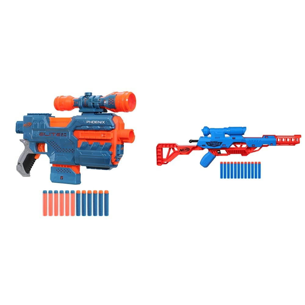 Buy NERF Elite 2.0 Phoenix Cs6 Motorized Blaster, 12 Darts, 6Dart