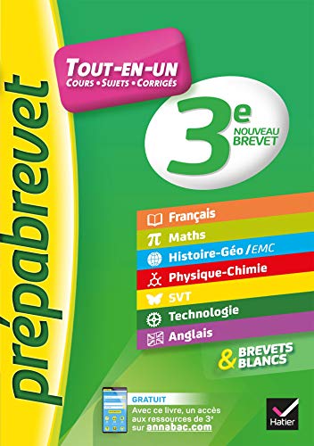 Télécharger Le tout-en-un 3e Nouveau brevet livre En ligne