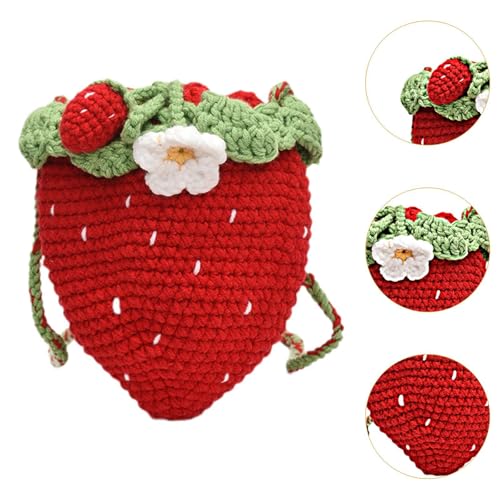 Strawberry Shoulder Bag Simple Lightweight Women Crossbody Bag for Work Birthday4