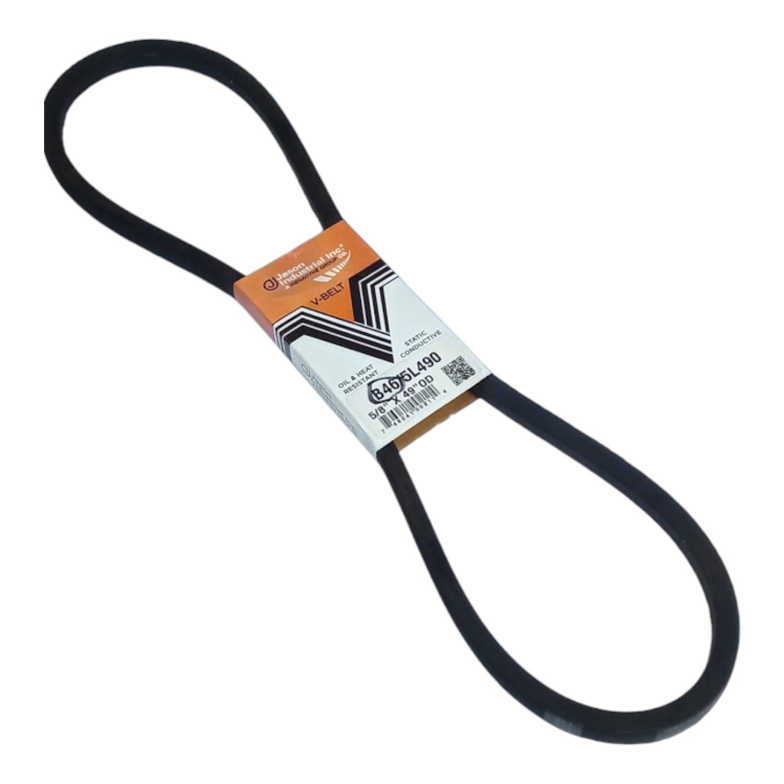 Jason Industrial B46 5L490 V-Belt, B/5L Section, Natural Rubber