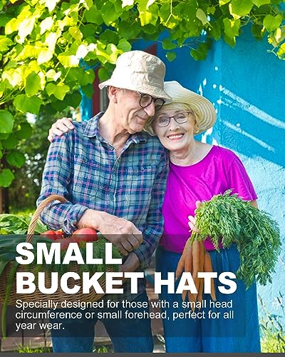 Image of XXL Oversize Bucket Hat Reversible, XL L M S Fisherman Sun Cap With Chin Strap, Travel Beach Outdoor Hat For Men Women