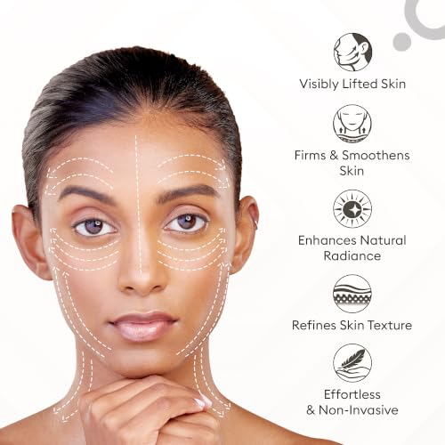 Image of PROTOUCH GLOW PRO Microcurrent Facial Toning Device, 4-in-1 Modes, LED Light, EMS, Electroporation, De-Puffing, Firming, Brightening (Etoupe)