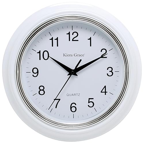 Kiera Grace Aster Round Wall Clock, 10