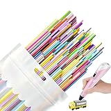 Recharge pour Stylo 3D Compatible avec Doodler Start et Start+ - Pack de 22 couleurs vives en filament PCL, 5 pièces par couleur, total de 110 pièces, parfaits pour les créations 3D