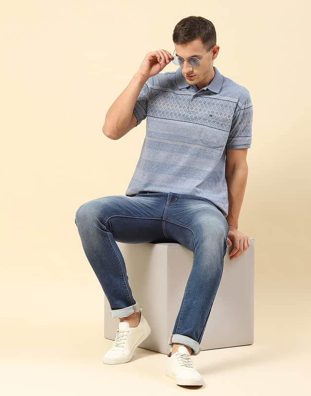 Image of Monte Carlo Striped Men T-Shirt(223060228)