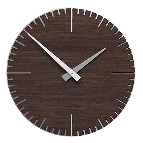 CalleaDesign 36 cm Wengé Eiche Exacto Wanduhr Cover