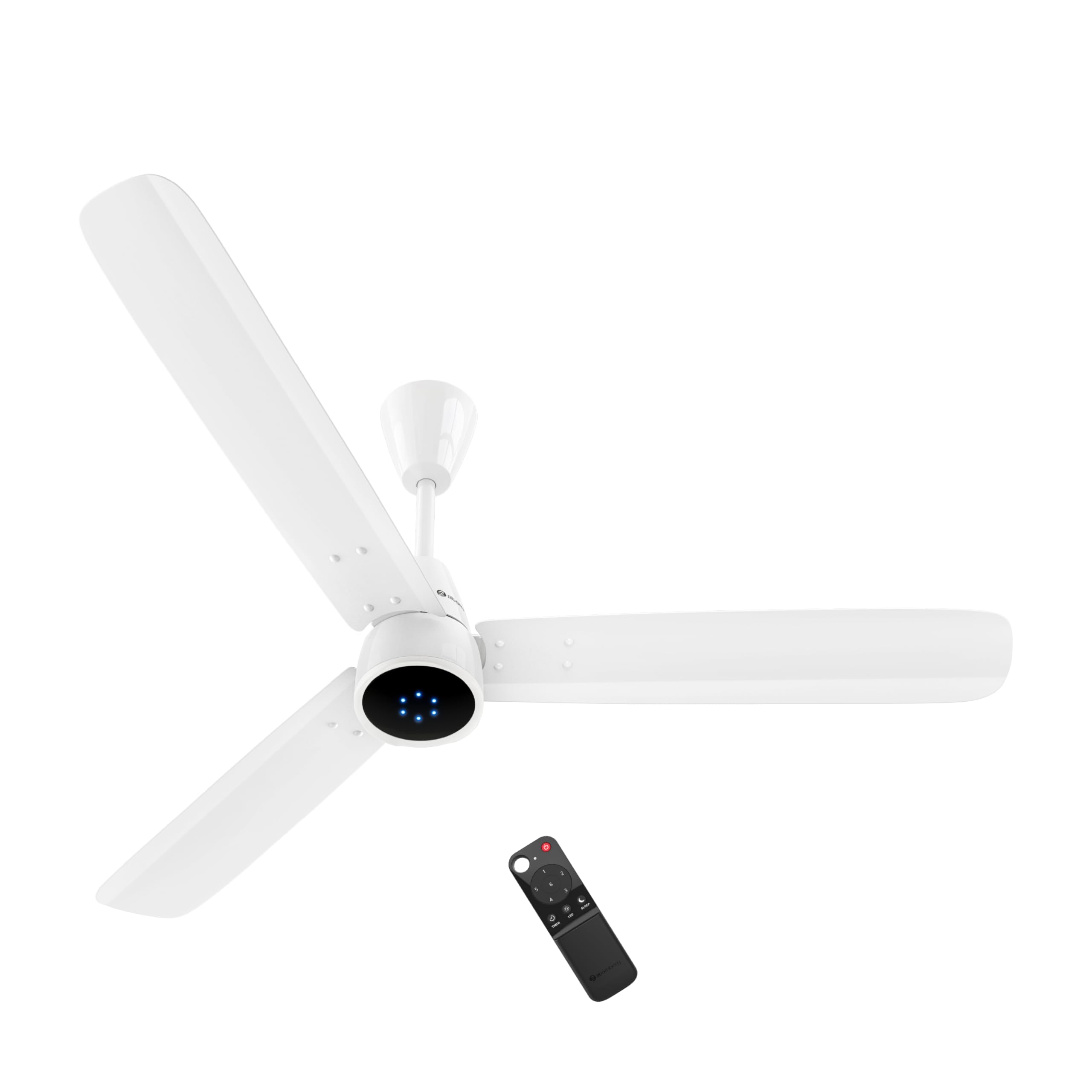 atomberg Renesa Epoque 1200mm BLDC Ceiling Fan with Remote | Advance Air+ Technology | BEE 5 star Rated | Low Noise | Sleek Design | 2 Year Warranty | Gloss White