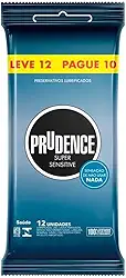 Prudence Preservativo Lubrificado Super Sensitive Leve 12 Pague 10