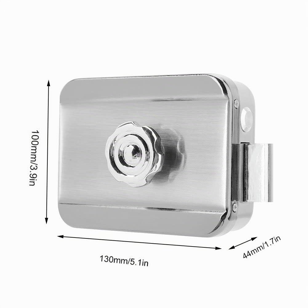 MAGT Cerradura Puerta Exterior Con Mando A Distancia, Cerradura de Seguridad Antirrobo sin Llave, Bloqueo Inteligente con Control Remoto