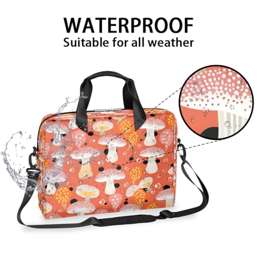 Bolsa para portátil con diseño de hongos de 15.6 pulgadas miniatura 3