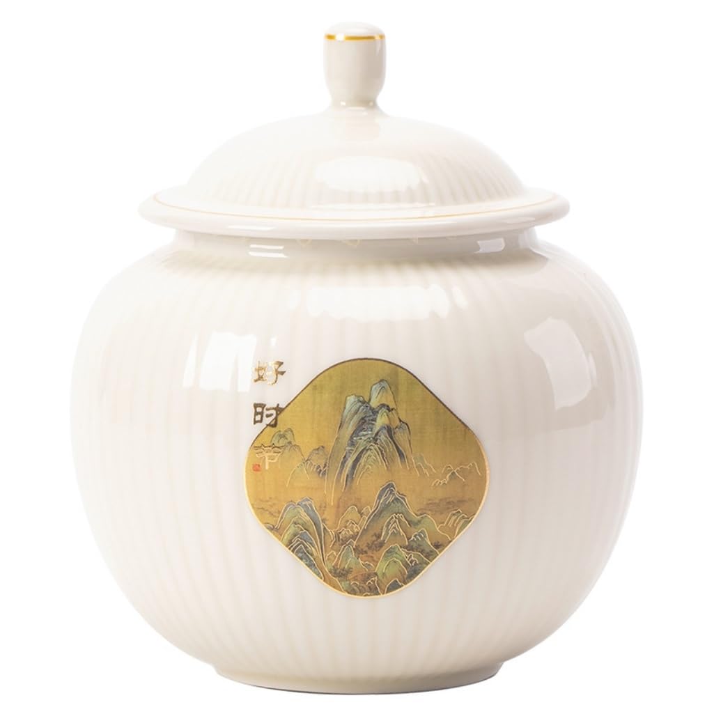 Pojemniki na herbatę do luźnej herbaty ceramiczny luźny zbiornik do przechowywania herbaty pusty zbiornik duży zamknięty zbiornik gospodarstwo domowe czarna herbata zielona herbata pojemnik