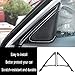 KELEIMAI Car Accessories Fit for Honda Accord 10th Gen 2018-2022 Inner A-Pillar Speaker Door Stereo Audio Cover Trim (Carbon Fiber Style) ABS 2 PCS