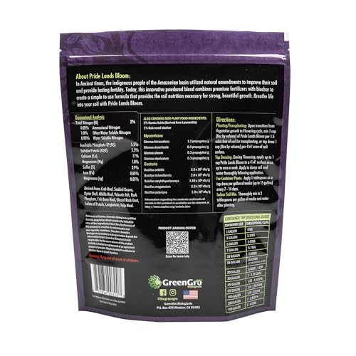 Fertilizante Orgánico Granulado para Floración GreenGro 2 lb miniatura 2