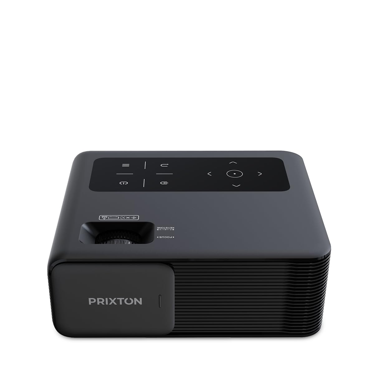 PRIXTON Videoproiettore Portatile Miró, LED Full HD, WiFi 5G, 14.000 Lumen, 800 ANSI Lumen, 2 Altoparlanti, Telecomando incluso, Connessione HDMI, USB, AV IN