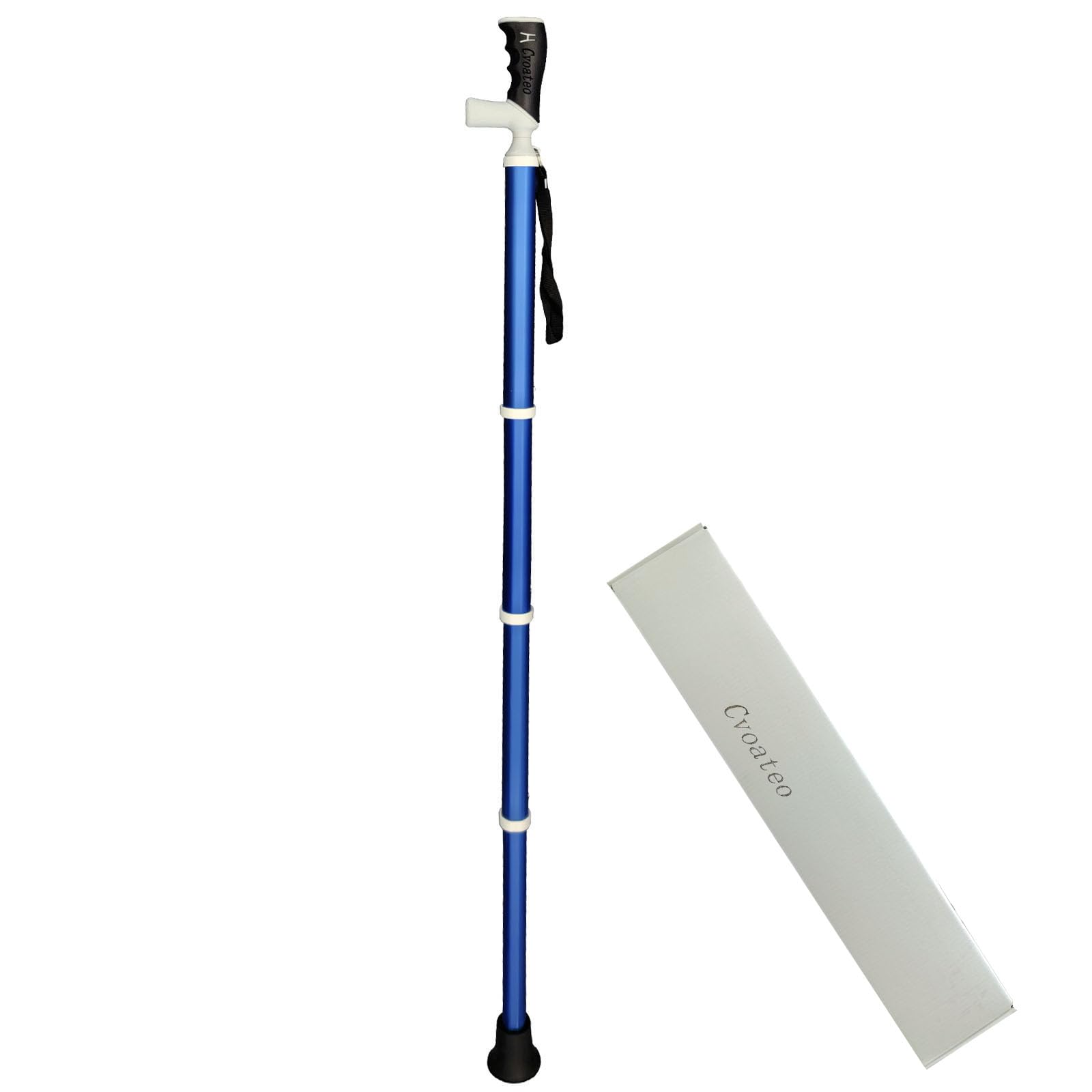 Nordic-Walking-Stöcke, einziehbare und Faltbare Stöcke für Damen und Herren – perfekt zum Wandern, Campen und Rucksackwandern (1 Stück)