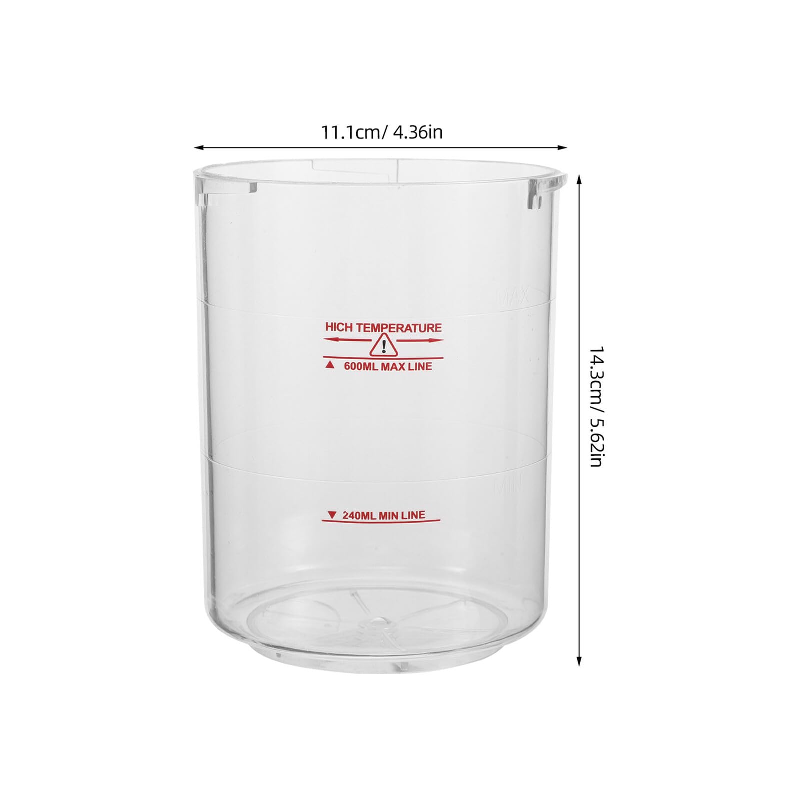 Serbatoio per Uso Domestico e Centri Spa Acqua Trasparente da 240-600ml in Abs, Design Facile da Sostituire per Face Steamer Professionale