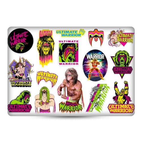 Coque MacBook Air 13.6 WWE Ultimate Warrior transparente rigide pour puce M2 M3 M4