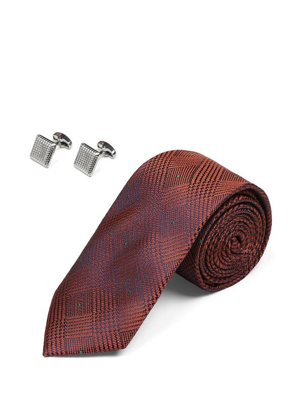 Satya Paul Tie: Silk, Cufflinks: Metal PrintedRed Maroon Men Tie Cufflink Set (B0C9V2NQ64) Amazon Price History, Amazon Price Tracker