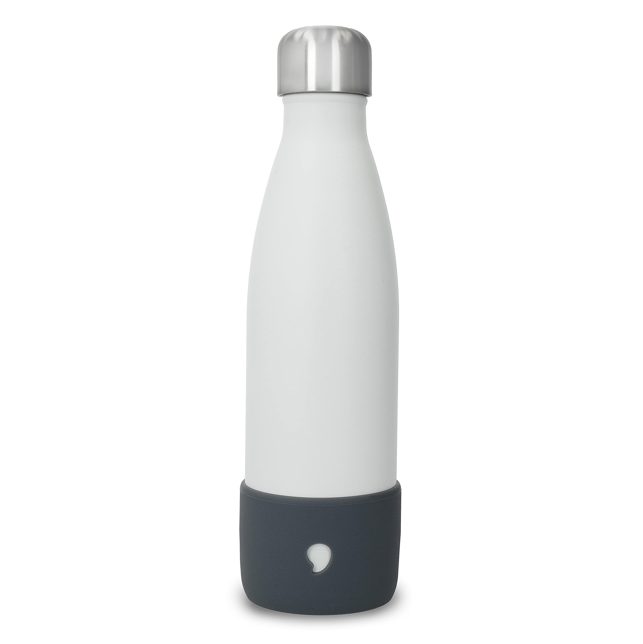 S'well Small Silicone Bumper, Grey, Fits 500ml Water Bottles, No-Slip Grip and Easy Slide On for Protection