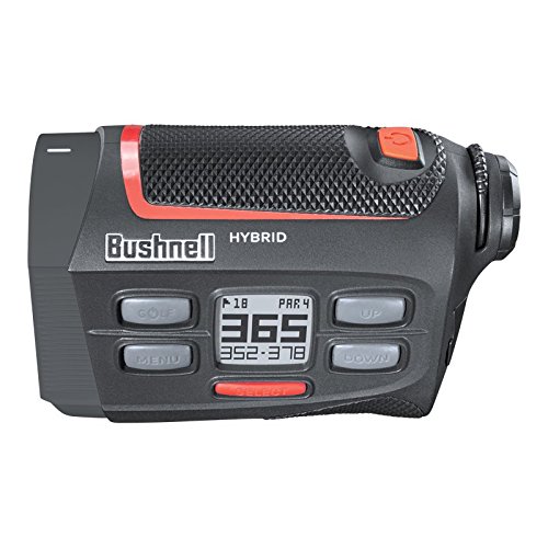 Bushnell Hybrid Golf Laser/GPS Rangefinder with PlayBetter Pitchfix Divot Tool & Bushnell Magnetic Ball Marker | Pinseeker w/Jolt, 1000 Yards, 5X Mag, Case | Bundle, 201835
