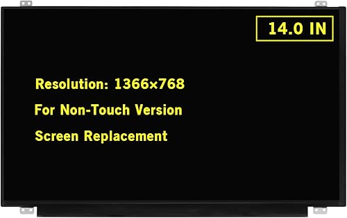 GBOLE 14.0 "nuevo reemplazo de pantalla NT140WHM-N31 NT140WHM-N41 Panel 0C8WJ para HP 14-AX040WM 14-AX Series HD 1366X768 30pin Panel de pantalla