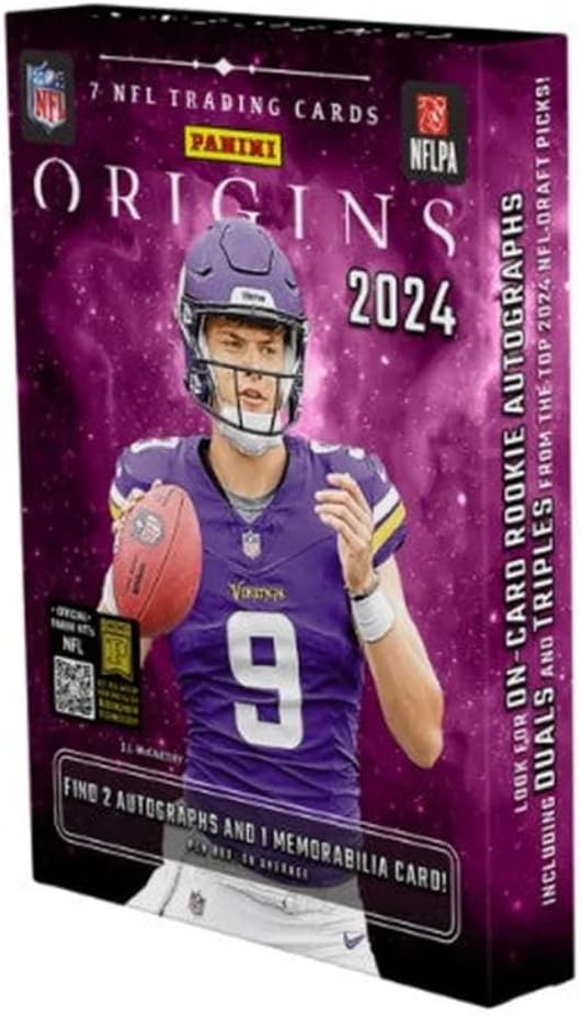 2024 Panini Origins Football Sealed Hobby Box (2 Autograph And 1 Memorabilia Per Box)
