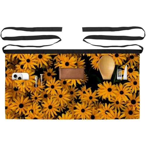Demi-tablier de cuisine 3 poches pour restaurant nettoyage et travail de bistrot