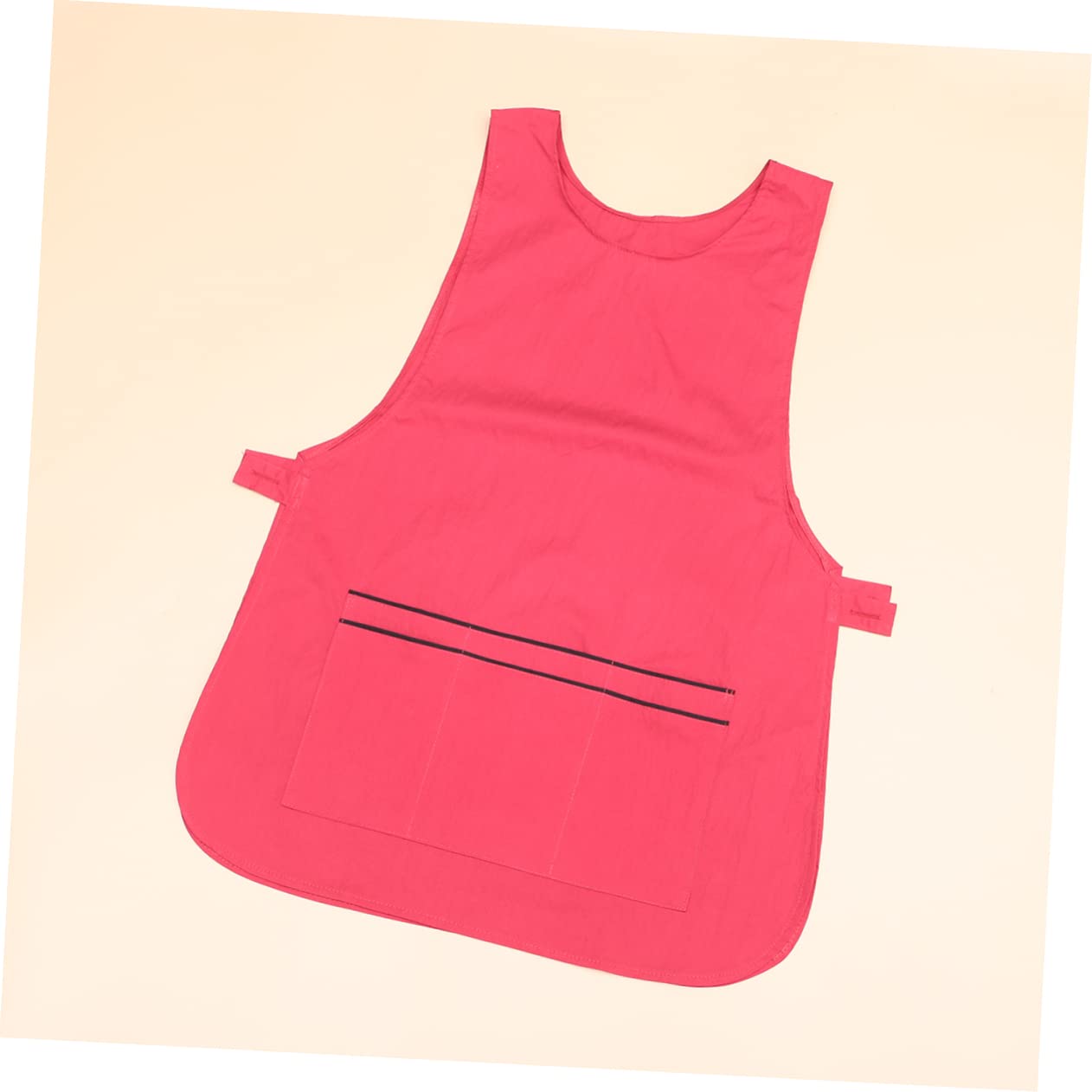 Housoutil 1 Pc Cape De Pour Les Cheveux Gilet De Barbier Cape De Coiffure De Salon De Barbier Professionnel Blouse De Salon De Coiffure Uniforme Travail Mode Tablier En Tissu