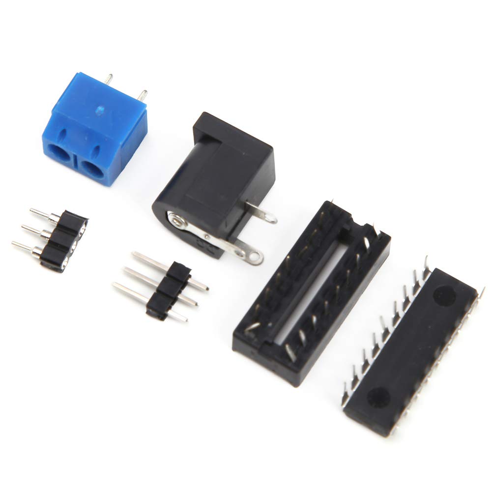 Module de Compteur de Fréquence 1Hz-50MHz Module de Testeur D'oscillateur à Cristal Kit de Bricolage avec Boîtier Jaune