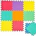 Gutsbox Alfombra Puzzle para Niños Bebe Infantil - Suelo de Goma EVA Suave 10 Piezas 30x30x0.5cm