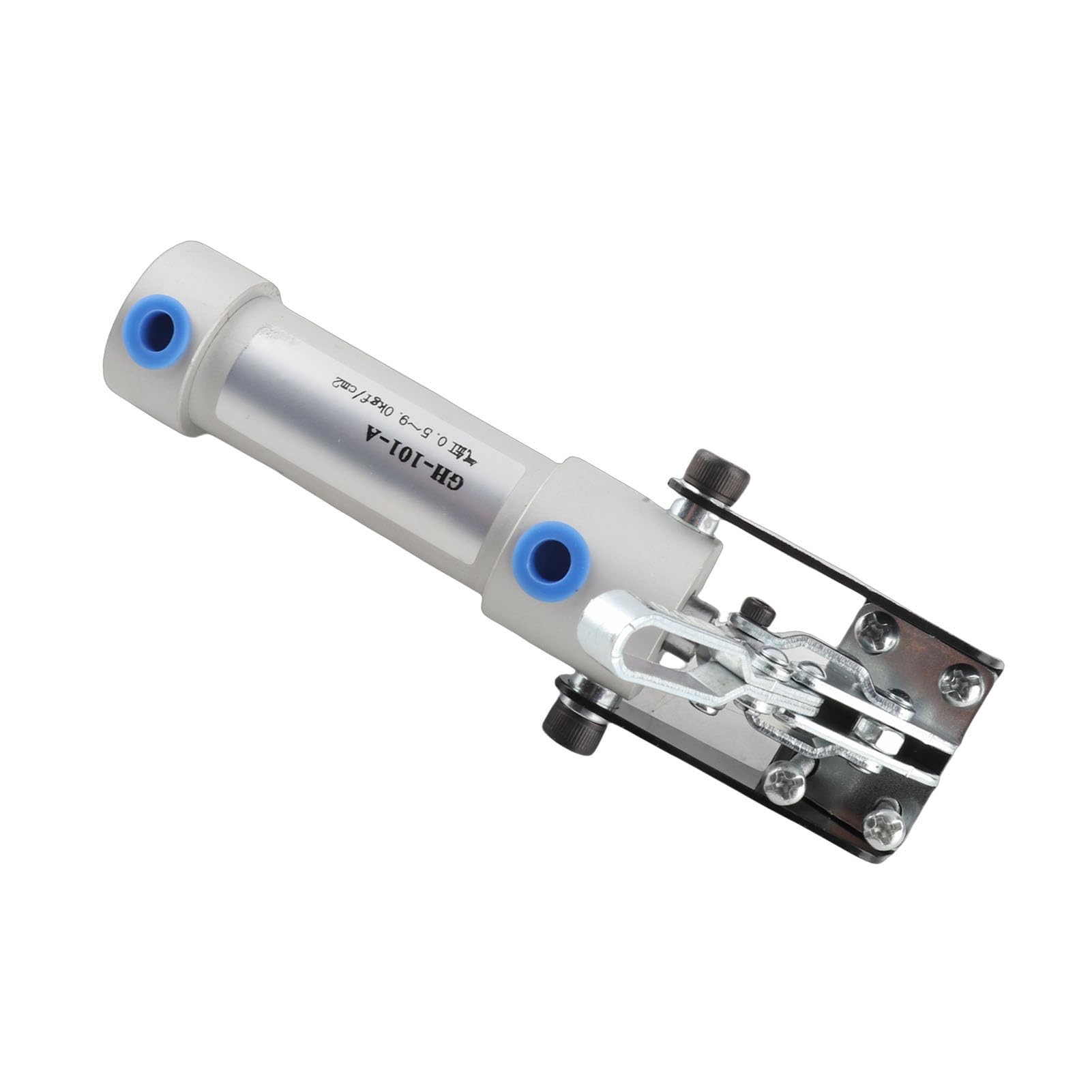 Akozon Profesjonalny Pneumatyczny Zacisk Dociskowy G1/8 - HS 10101-A GH101A, żelazny Zacisk do Cylindrów Pneumatycznych do Montażu Sprzętu, Spawania i Obsługi Mechanicznej