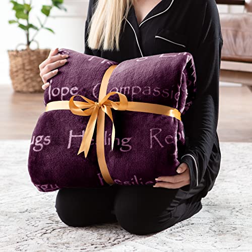image for Chanasya Healing Warm Hugs Caring Gift Throw Blanket - for Positive En