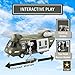 Lollipop United States Army Helicopter Toy, Military Rescue Copter w/Lights, Sound & Accessories, Soldier Transport Aircraft Model, 3+