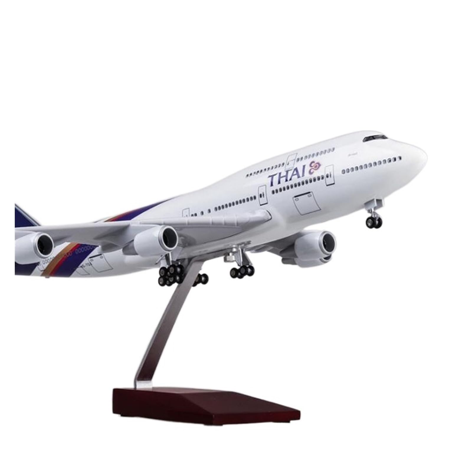 1/150 Scale 47cm Airline Boeing 747 B747 Aircraft Thailand Thai