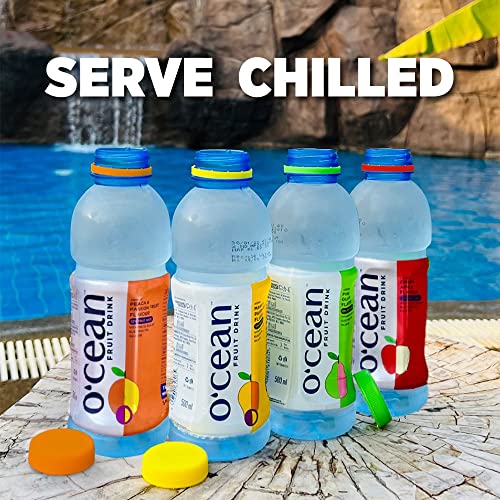 Image of O'CEAN Vegetarian Fruit Water Mango & Passion Flavor Enriched With Vitamins, Electrolyte & Glucose| 500Ml | Pack Of 12